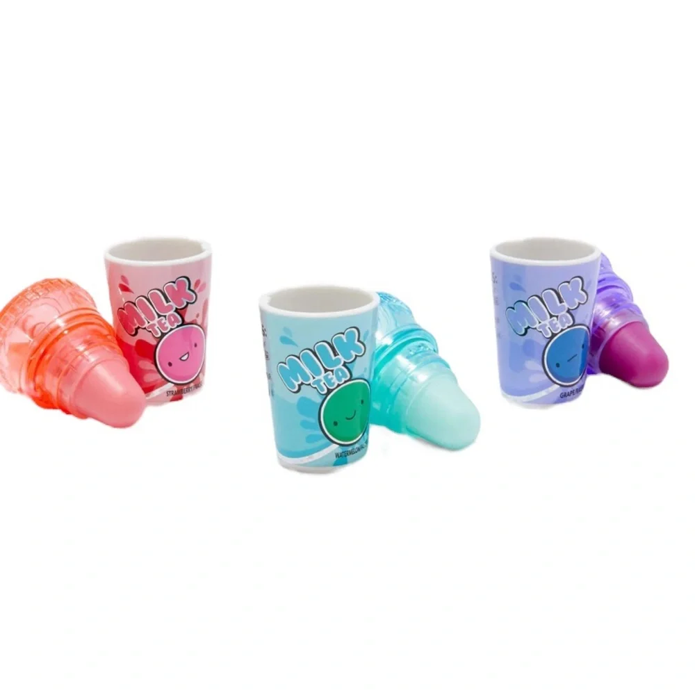 Milk Tea Shaker Lip Balm Set - 3 Pack